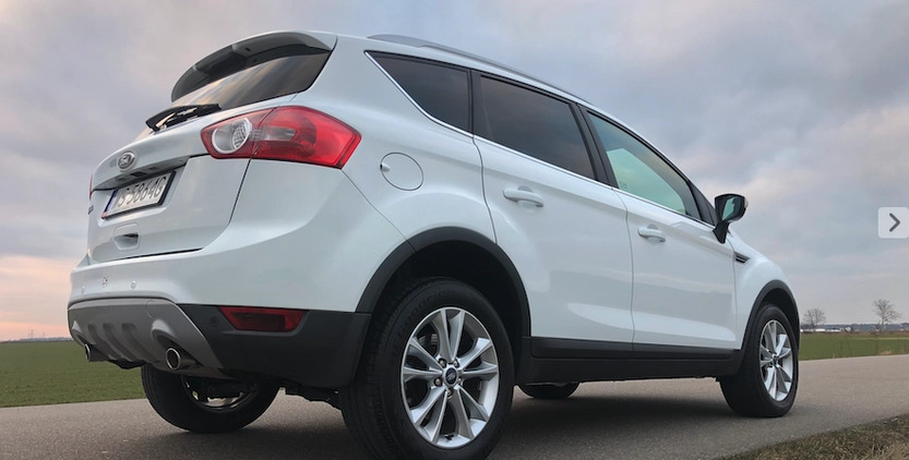 Ford Kuga cena 43900 przebieg: 123000, rok produkcji 2012 z Siedlce małe 46